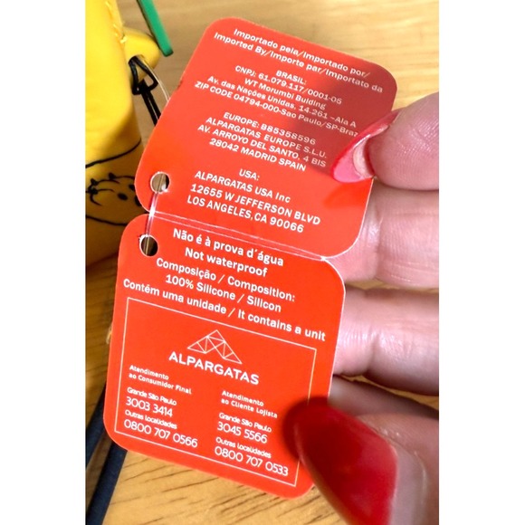 Havaianas‎ Mini Bag Disney Bag NWT Classics PLUTO WATER/SAND RESISTANT YELLOW - Picture 9 of 10